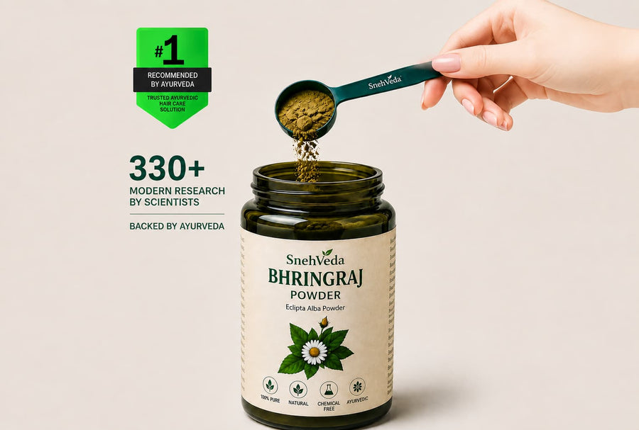 SnehVeda Bhringraj Hair Powder