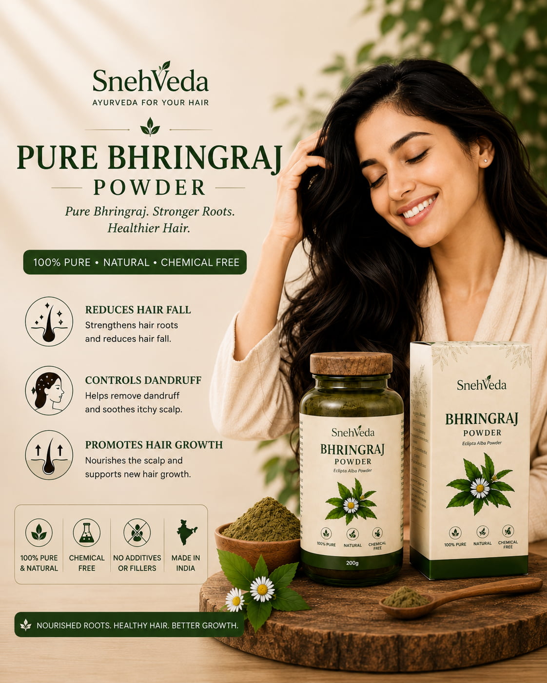 Snehveda Bhringraj Powder